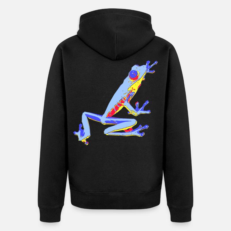 froggy - Veste à capuche bio Premium Unisexe - noir