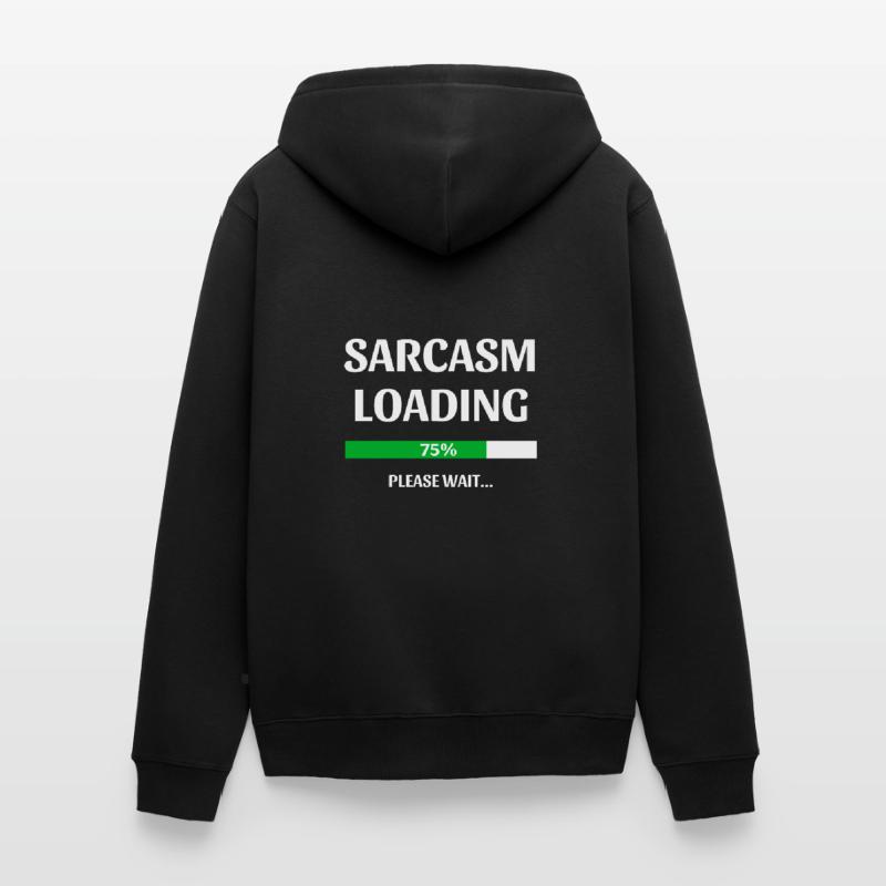 SARCASM Loading Veste à capuche bio Premium Unisexe