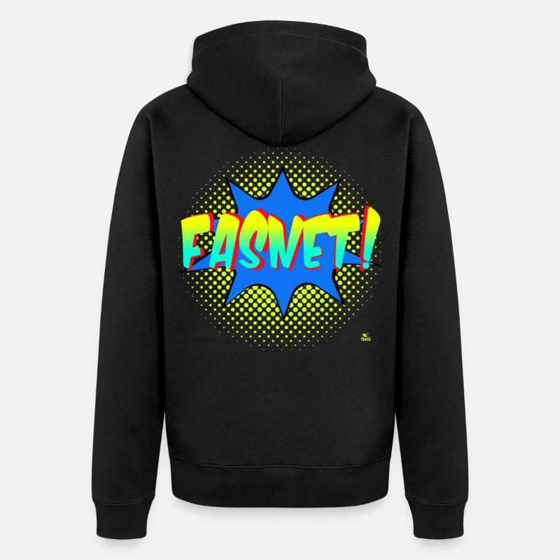 Carnaval! Comic Splash - Veste à capuche bio Premium Unisexe - noir