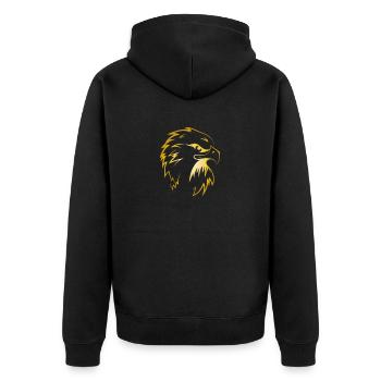 Eagle Golden Eagle Osprey aigle rapace - Veste à capuche bio Premium Unisexe - noir - Dos - Nico (187cm)