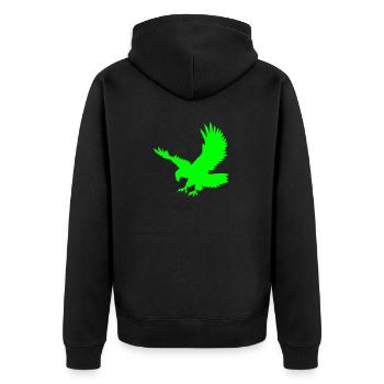 Eagle Golden Eagle Osprey aigle rapace - Veste à capuche bio Premium Unisexe - noir - Dos - Nico (187cm)