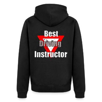 cool instructeur de conduite Fahrschule Instructeur de conduite cadeau - Veste à capuche bio Premium Unisexe - noir - Dos - Nico (187cm)