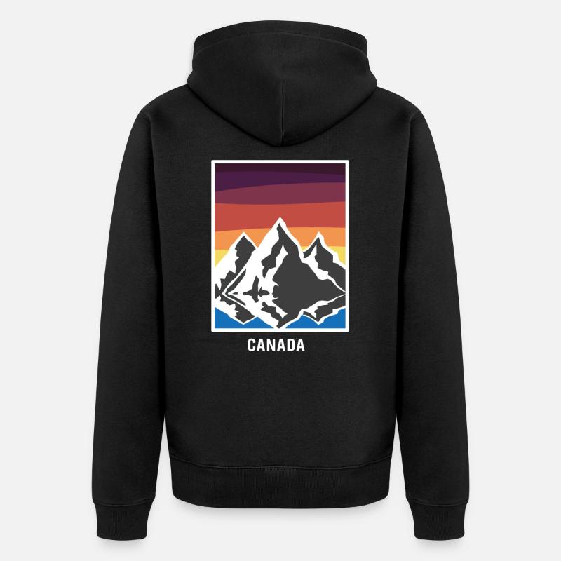 Canada - Veste à capuche bio Premium Unisexe - noir