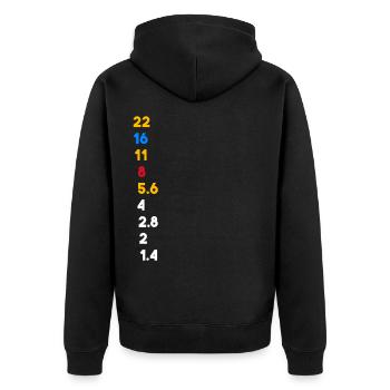 La photographie | Photographes | photographe - Veste à capuche bio Premium Unisexe - noir - Dos - Nico (187cm)