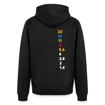 La photographie | Photographes | photographe - Veste à capuche bio Premium Unisexe - noir - Dos - Nico (187cm)