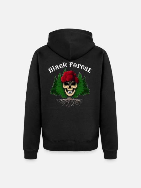 Black forest Tobera Style - Unisex Premium Bio Zip Hoodie - Schwarz