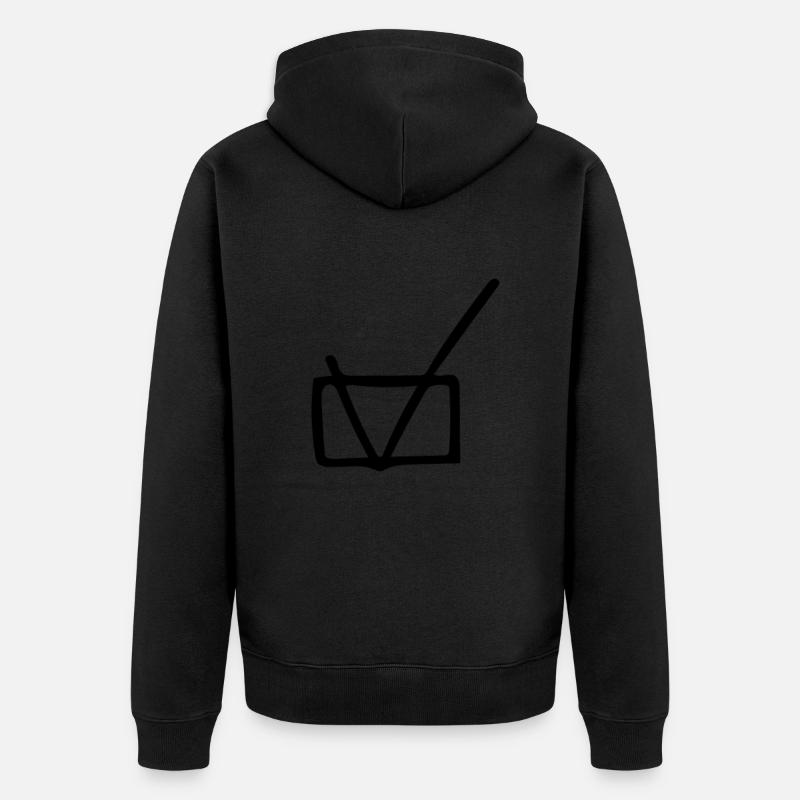 coche - Veste à capuche bio Premium Unisexe - noir