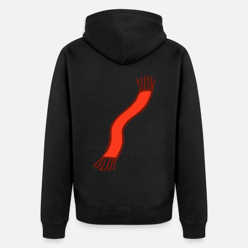 écharpe - Veste à capuche bio Premium Unisexe - noir