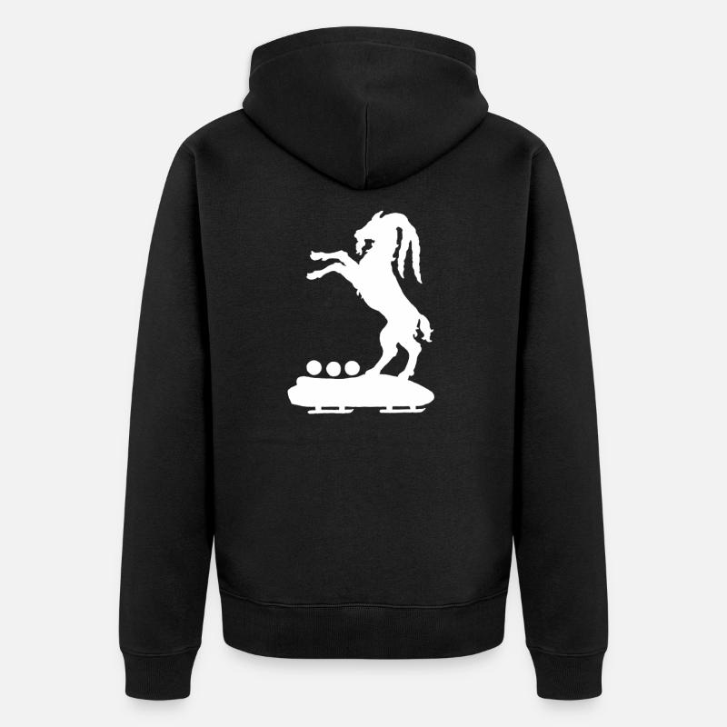 Bock sur Bob - Veste à capuche bio Premium Unisexe - noir