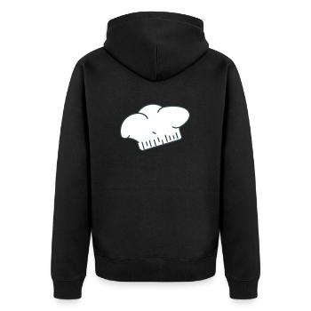 Koch - Symbole - Veste à capuche bio Premium Unisexe - noir - Dos - Nico (187cm)