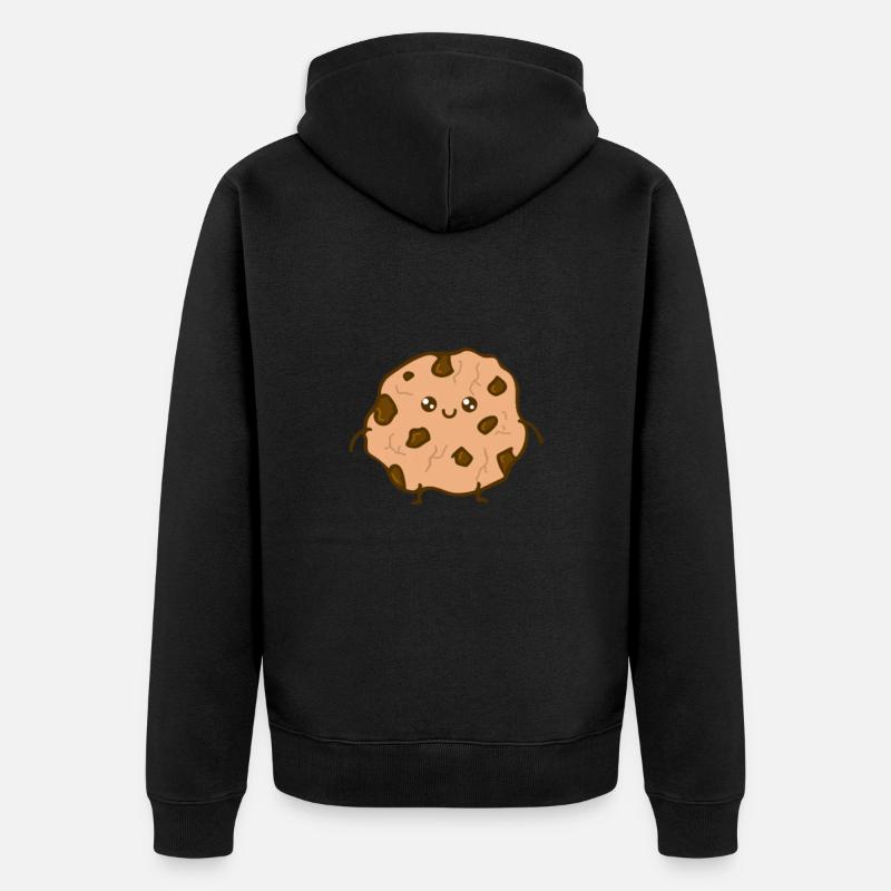 biscuit - Veste à capuche bio Premium Unisexe - noir