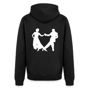 Tango danseur salsa cadeau danse couple danse - Veste à capuche bio Premium Unisexe - noir - Dos - Nico (187cm)
