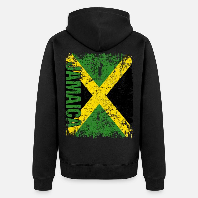 Jamaïque - Veste à capuche bio Premium Unisexe - noir