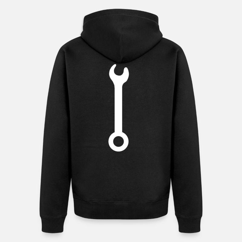 Outil d'artisanat clé artisanale - Veste à capuche bio Premium Unisexe - noir