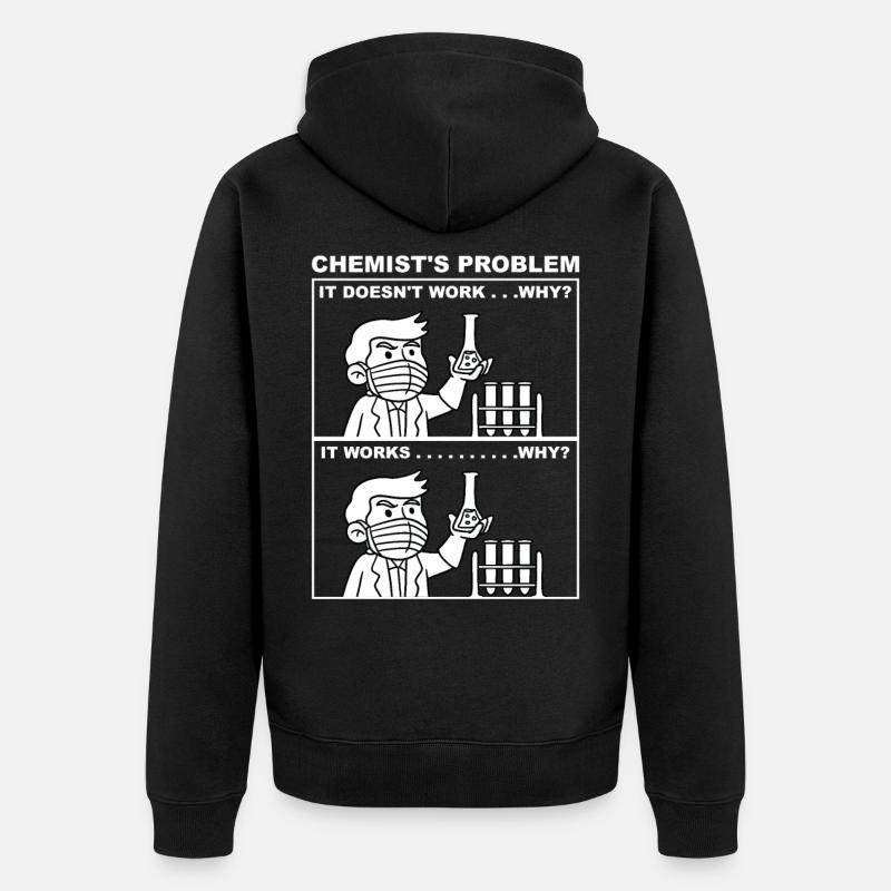 Chemistry It Works - Veste à capuche bio Premium Unisexe - noir