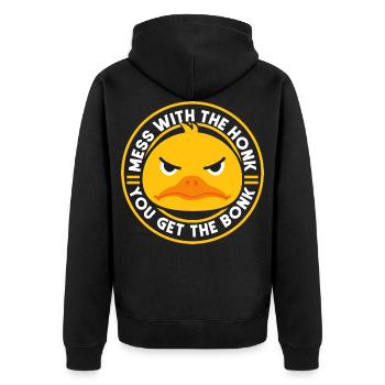 Canard - Veste à capuche bio Premium Unisexe - noir - Dos - Nico (187cm)