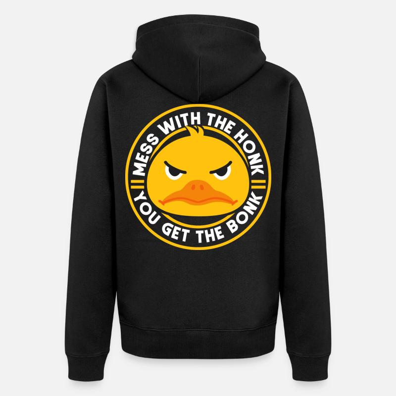 Canard - Veste à capuche bio Premium Unisexe - noir