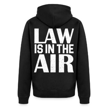 Lawyer Lawyer Law Lawyer - Unisex Premium Organic Zip Hoodie - black - Back - Nico (187cm)