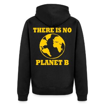 There is no planet B - Veste à capuche bio Premium Unisexe - noir - Dos - Nico (187cm)