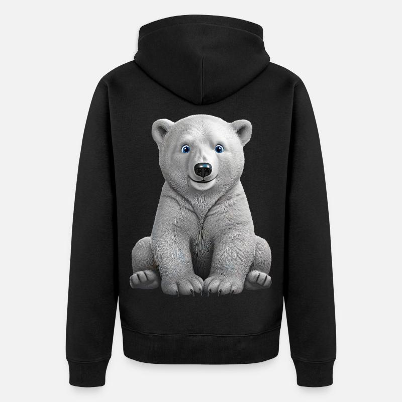 Eisbaer - Veste à capuche bio Premium Unisexe - noir