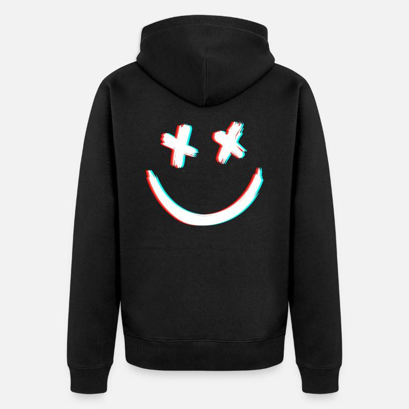 DEAD SMILE 3D - Veste à capuche bio Premium Unisexe - noir