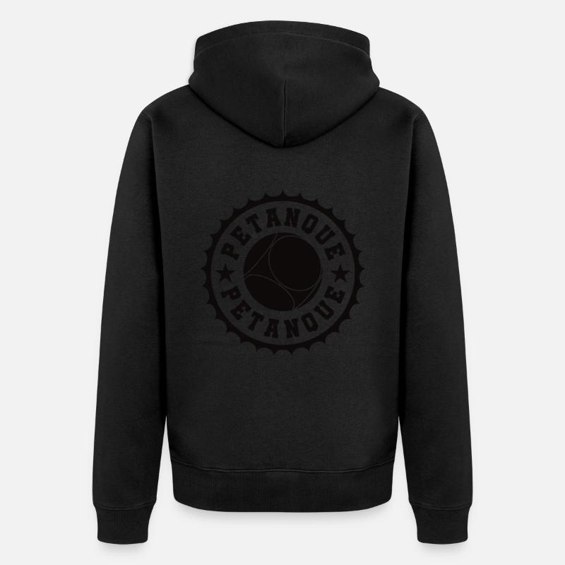 Boule Pétanque Boule boules - Veste à capuche bio Premium Unisexe - undefined