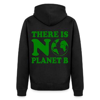 There is no planet b - Veste à capuche bio Premium Unisexe - noir - Dos - Nico (187cm)