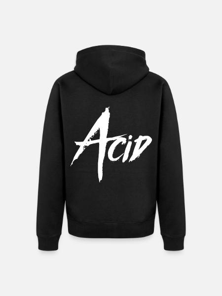 ACIDE - Veste à capuche bio Premium Unisexe - noir