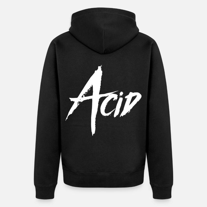 ACIDE - Veste à capuche bio Premium Unisexe - noir