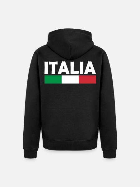Italie - Veste à capuche bio Premium Unisexe - noir