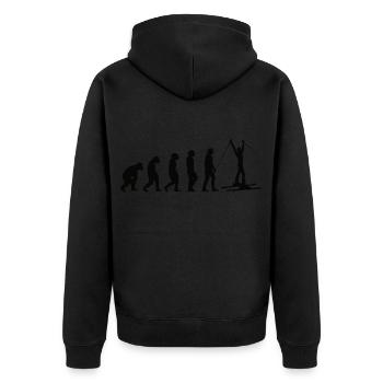 Ski Ski Skieurs Skieurs Evolution Ski - Veste à capuche bio Premium Unisexe - noir - Dos - Nico (187cm)