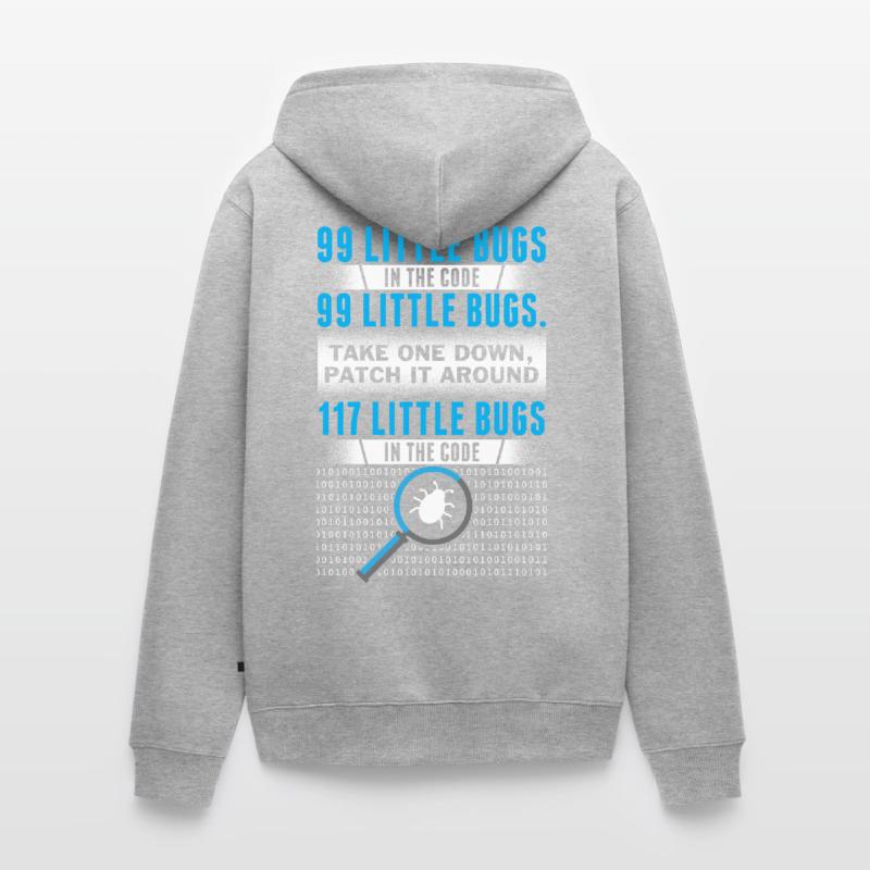 Programmierer Computer Code Informatiker Geschenk Unisex Premium Bio Zip Hoodie