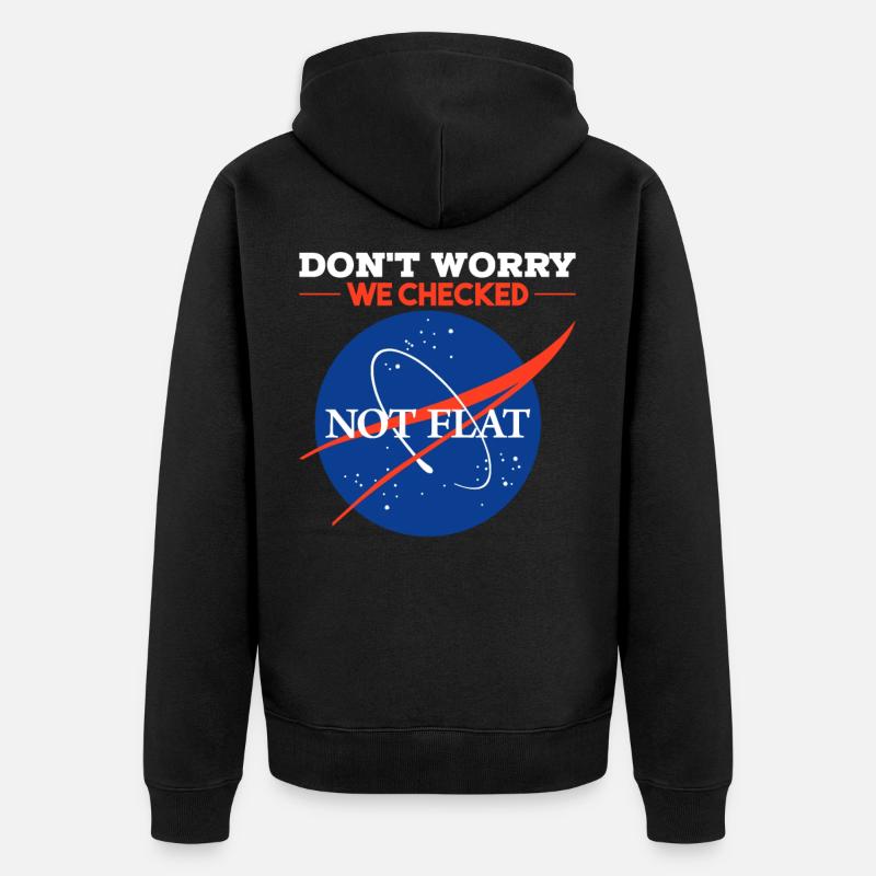 Science Physics Vol spatial - Veste à capuche bio Premium Unisexe - noir