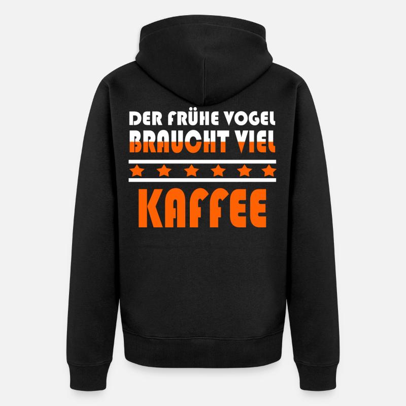 German5 - Unisex Premium Bio Zip Hoodie - Schwarz