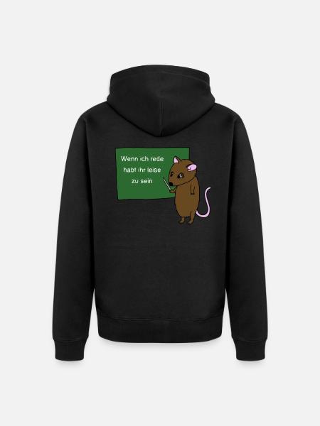 Lehrer - Unisex Premium Bio Zip Hoodie - Schwarz