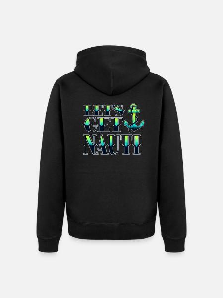 Yacht Rock - Unisex Premium Bio Zip Hoodie - Schwarz