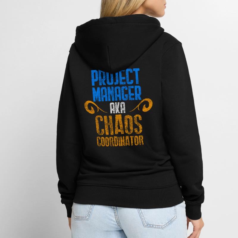 Project Manager Scrum Master Git Programmer Unisex Premium Organic Zip Hoodie