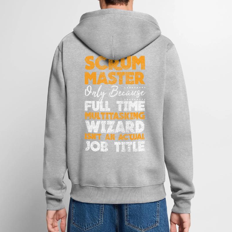 Scrock Master Developer Docker Container Git Touch Veste à capuche bio Premium Unisexe