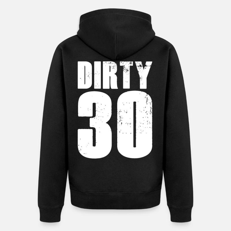 30e anniversaire - Veste à capuche bio Premium Unisexe - noir