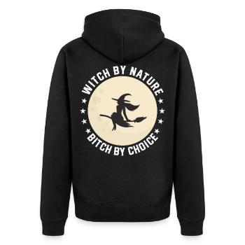 Occultisme Cadeau magique de sorcellerie occulte - Veste à capuche bio Premium Unisexe - noir - Dos - Nico (187cm)