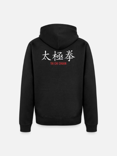 Tai Chi Chuan Yin Yang - Unisex Premium Organic Zip Hoodie - black