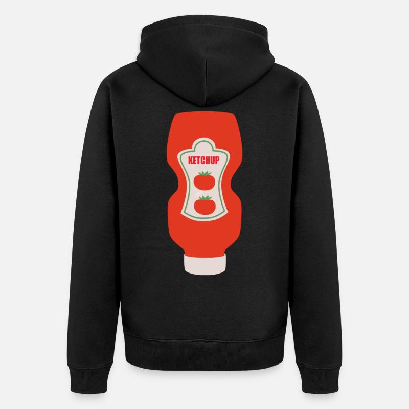 Ketchup - Veste à capuche bio Premium Unisexe - noir