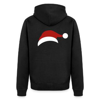 Bonnet de Noel Noël X-Mas - Veste à capuche bio Premium Unisexe - noir - Dos - Nico (187cm)