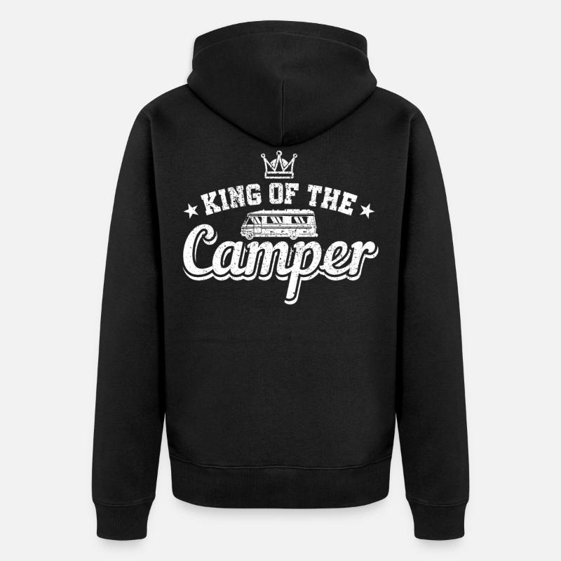 Cadeau caravane camping-car - Veste à capuche bio Premium Unisexe - noir