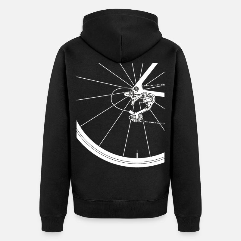 Vélo de course - Veste à capuche bio Premium Unisexe - noir