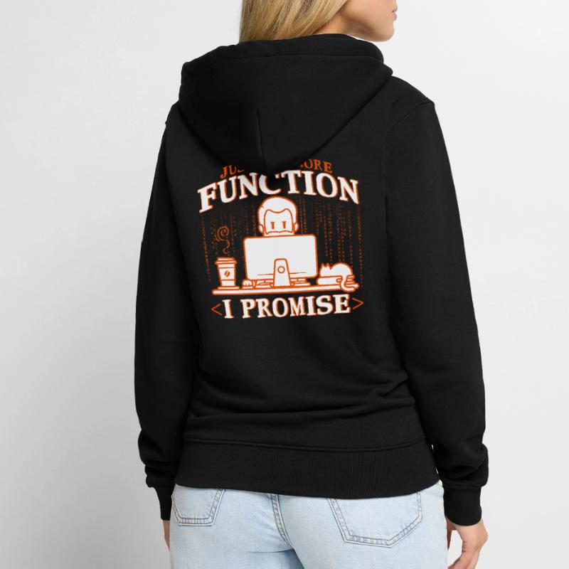 Softwareentwickler Computerfreak Programmierer Unisex Premium Bio Zip Hoodie