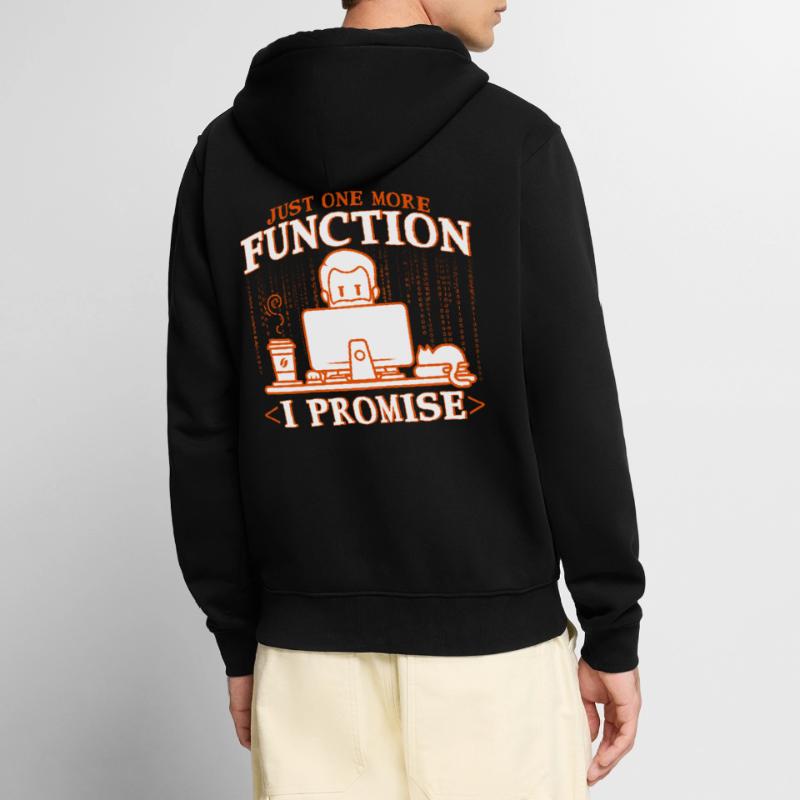 Software developer Computerfreak Programmer Unisex Premium Organic Zip Hoodie