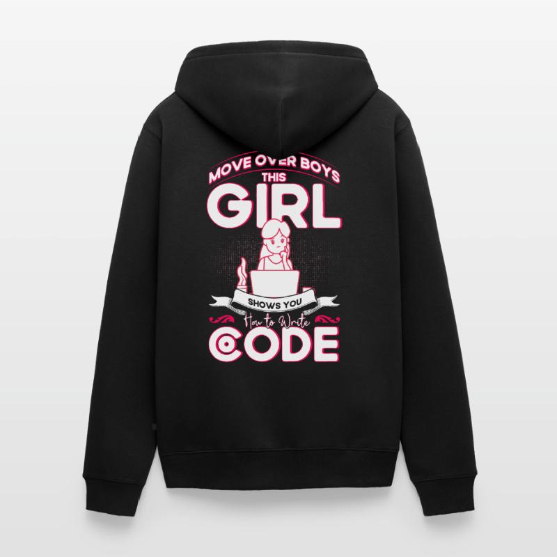 Softwareentwickler Entwickler Nerd Programmierer Unisex Premium Bio Zip Hoodie
