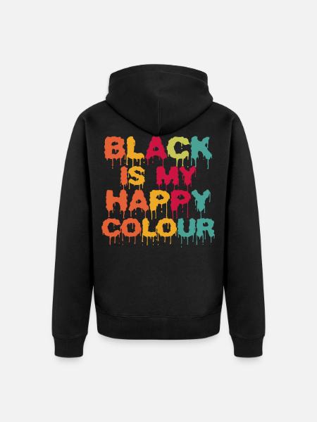 Grappige gezegden - Uniseks Premium bio ziphoodie - zwart