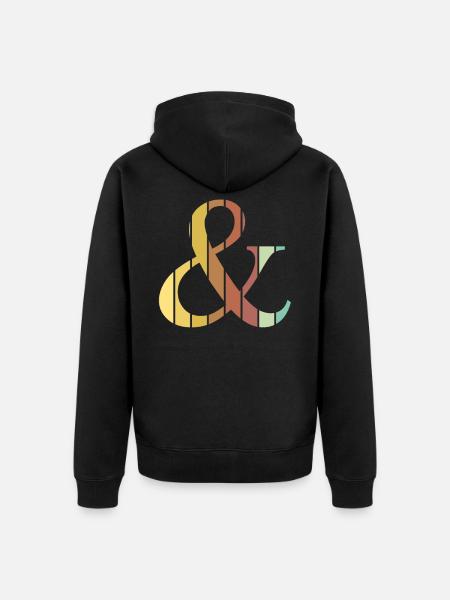 symbole et - Veste à capuche bio Premium Unisexe - noir